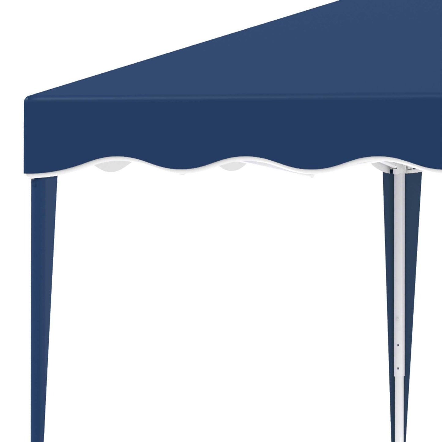 Opvouwbaar Tuinpaviljoen – Tuin Tent – Gazebo – Partytent – Buiten Verblijf – Verstelbare Hoogte – UV Bescherming – Stalen Frame – Blauw – 3 x 3 Meter