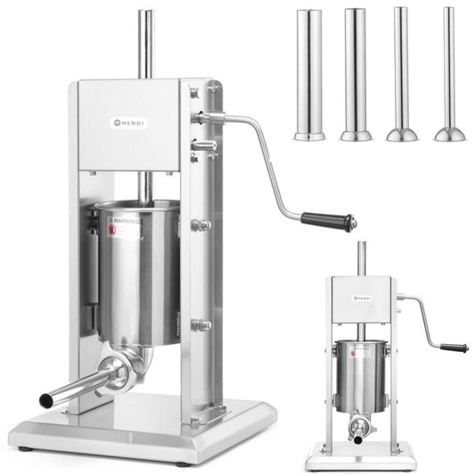 Sausage Stuffer Vertical PROFI LINE 3L + Hendi Funnels 282571