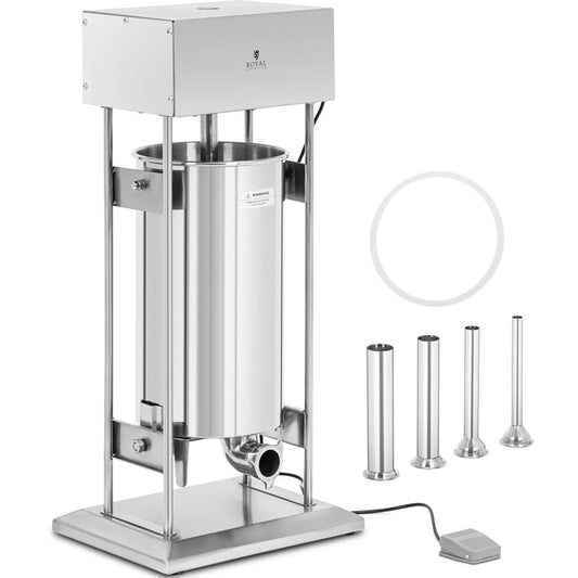 Worstenvuller – Worstenmaker – Worstmachine – Vleesvuller – Worstenautomaat – Elektrisch Verticaal – 25 Liter Inhoud – 350W Motor