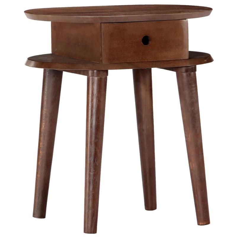 High-quality Nachtkastje 50x35x55cm Massief Acaciahout, Nightstand Storage, Bedside Table, Solid Wood Nightstand, Minimalist Design, Durable Nightstand, Compact Nightstand, Bedroom Essentials, Spacesaving Furniture