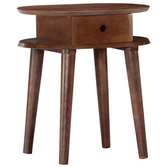 High-quality Nachtkastje 50x35x55cm Massief Acaciahout, Nightstand Storage, Bedside Table, Solid Wood Nightstand, Minimalist Design, Durable Nightstand, Compact Nightstand, Bedroom Essentials, Spacesaving Furniture