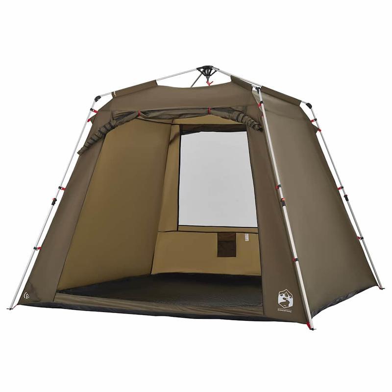 Tent – Kampeertent – Pop-up Tent – Lichtgewicht Tent – Outdoor Tent – 4 Persoons – Quick-Release Systeem – Lichtgewicht & Snel Opzetbaar – Olijfgroen