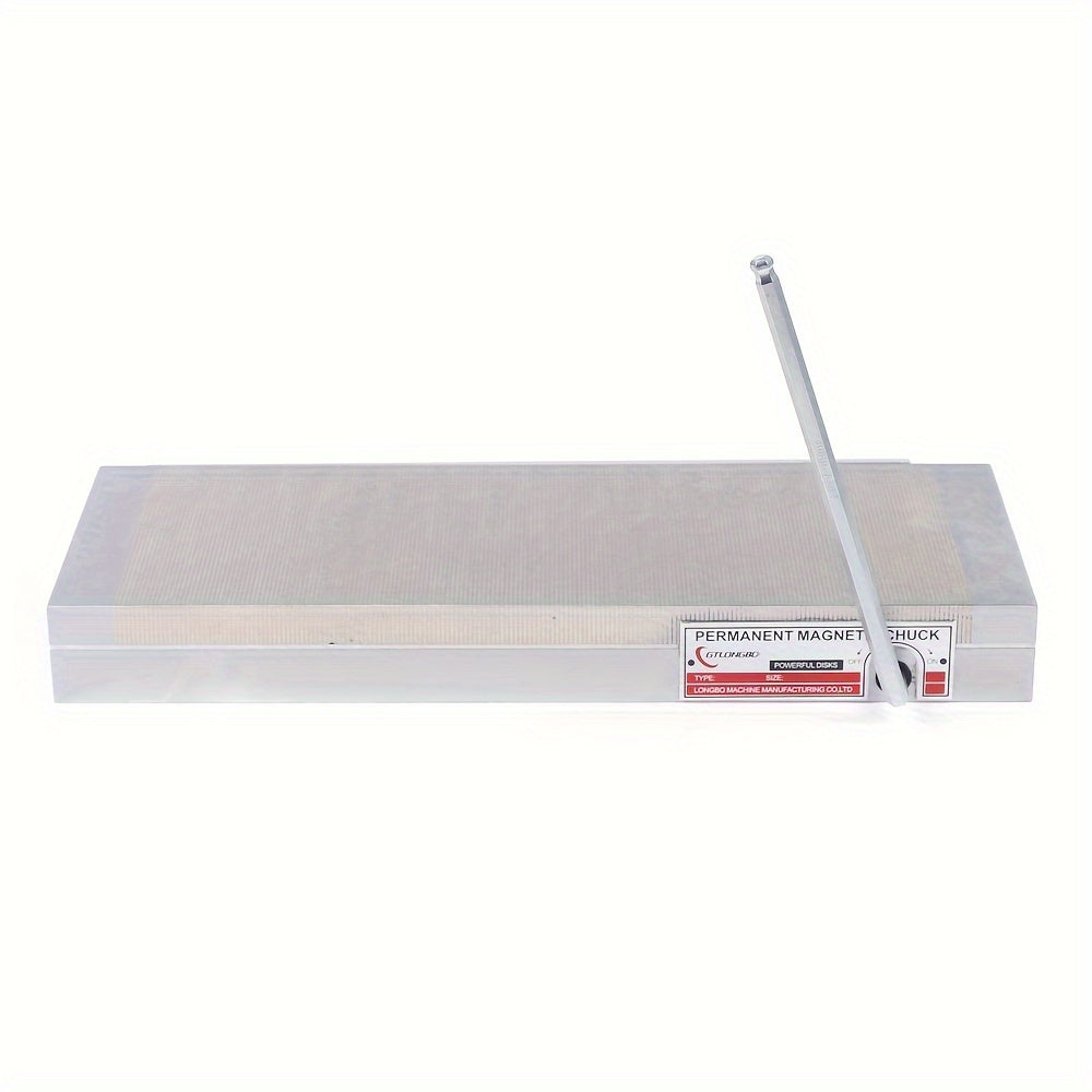 Magnetplaat – Magnetspannplatte – Magnetfutter – Spannplaat – Magnetisch Plaatje – Permanent Magnetisch – 40 x 15 cm – Krachtige Zuigkracht Tot 100N/cm²