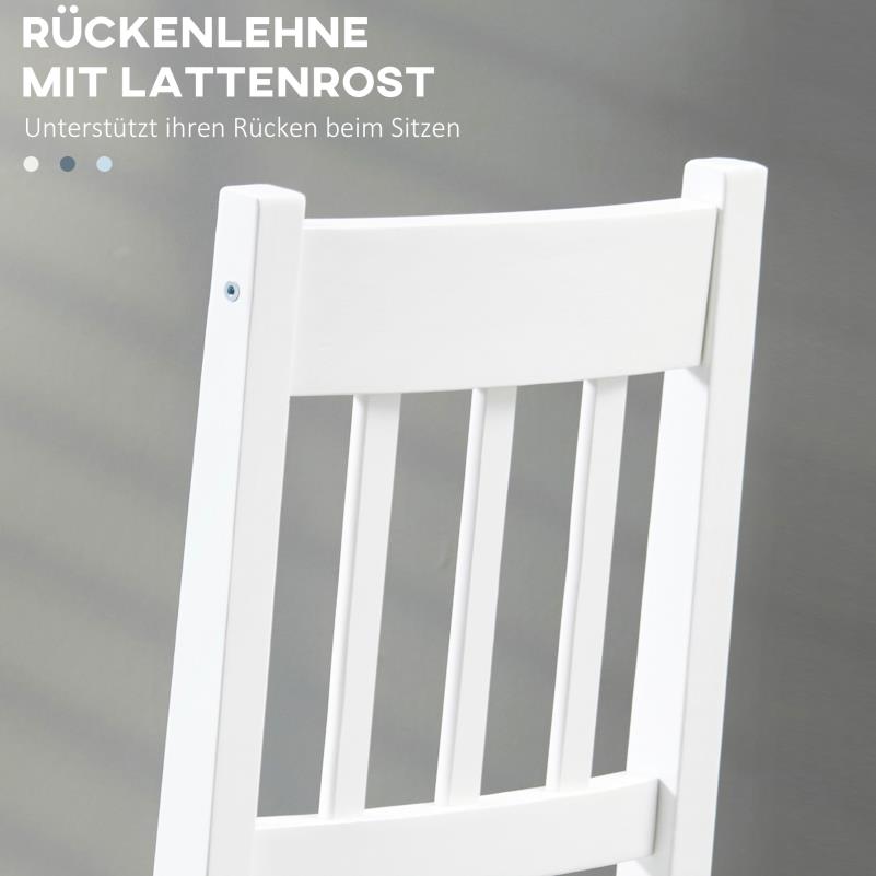 Eetkamerstoel – Stoel – Kuipstoel – Eettafelstoel – Keukenstoel – Massief Grenenhout – Grijze Stof Bekleding – Open Rugleuning – 41x46,5x85 cm – Duurzaam & Comfortabel