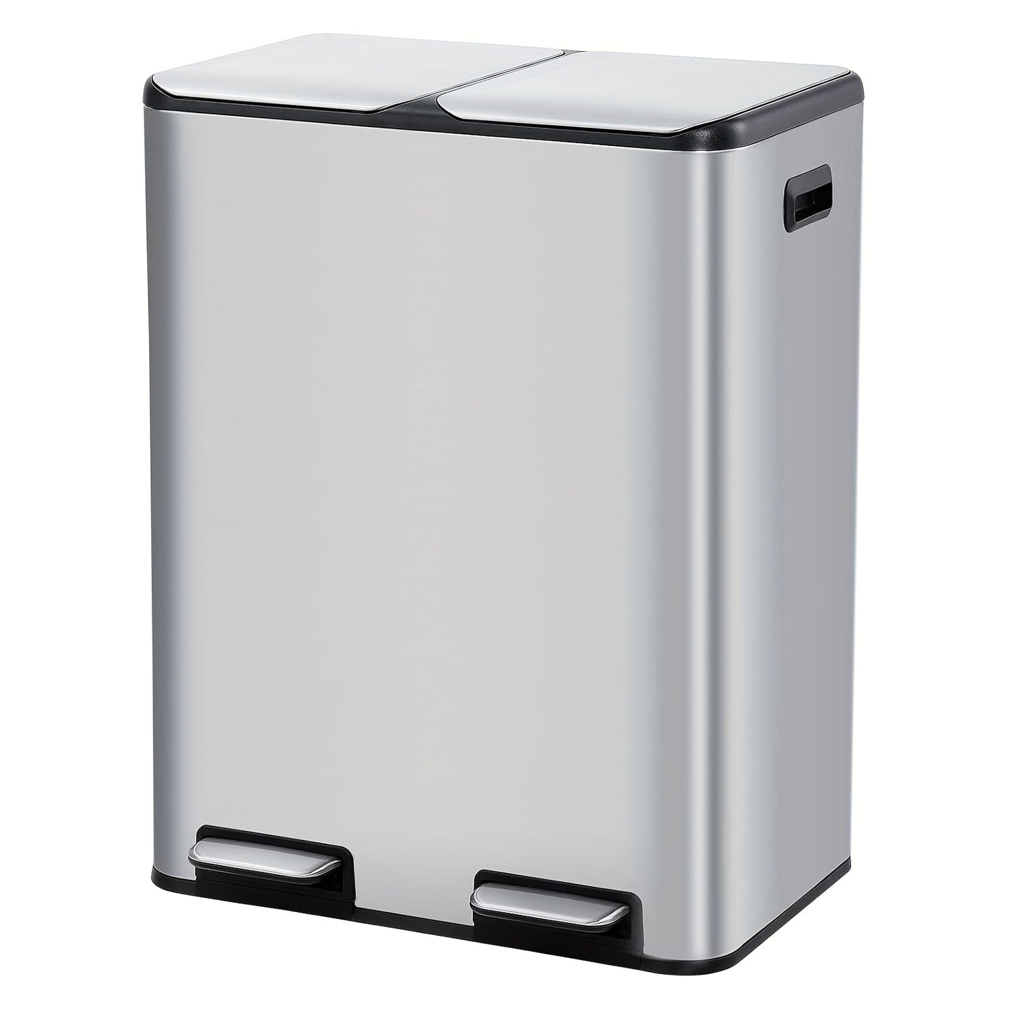 Prullenbak – Afvalbak – Pedaalemmer – Afvalscheidingsprullenbak – Vuilnisbak – RVS 304 – 60 Liter – Soft Close Deksel – Voetpedaal – Hygiënisch & Geurvrij