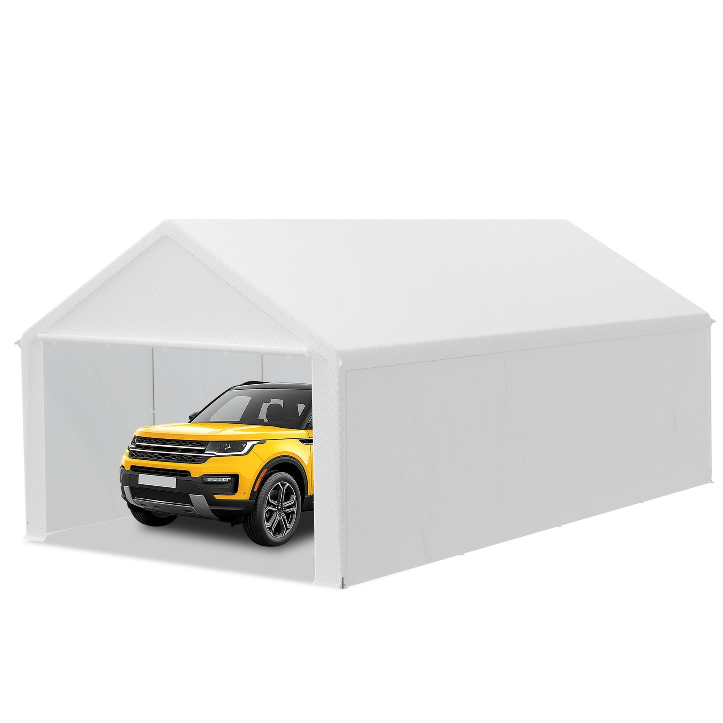 Partytent – Opslagtent – Garagetent – Tuintent – Opvouwbare Tent – Waterbestendig – Stevig Gegalvaniseerd Stalen Frame – 3x4 M Wit