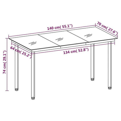 Tuinset – Tuinmeubel Set – Buitenset – Terrasmeubilair – Balkonset – Zwart – 5-Delig – Weerbestendig Hout – Lichtgewicht & Verplaatsbaar
