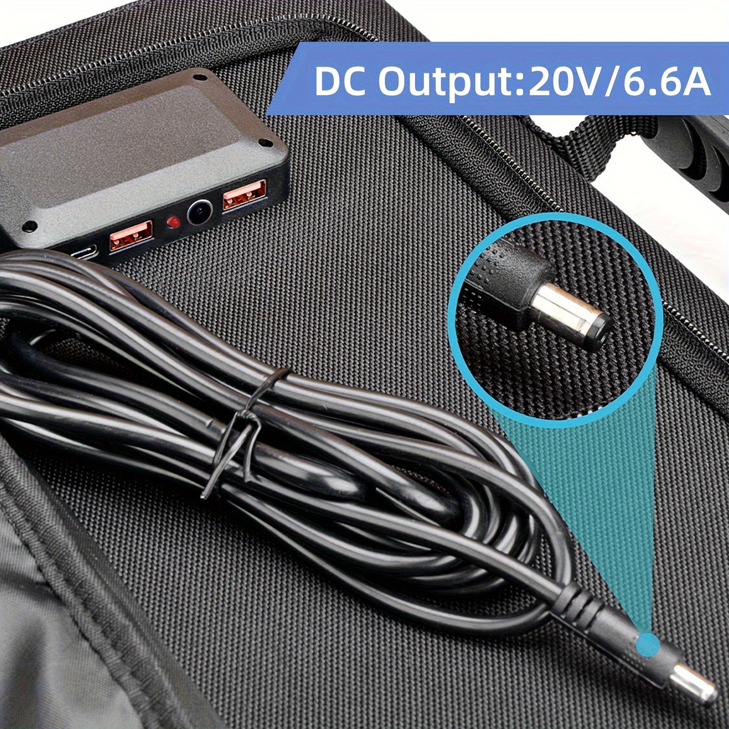 Opvouwbaar Zonnepaneel – Draagbare Zonnebatterij – Solar Charger – Camping Zonnepaneel – 200W – Monokristallijn – Compact