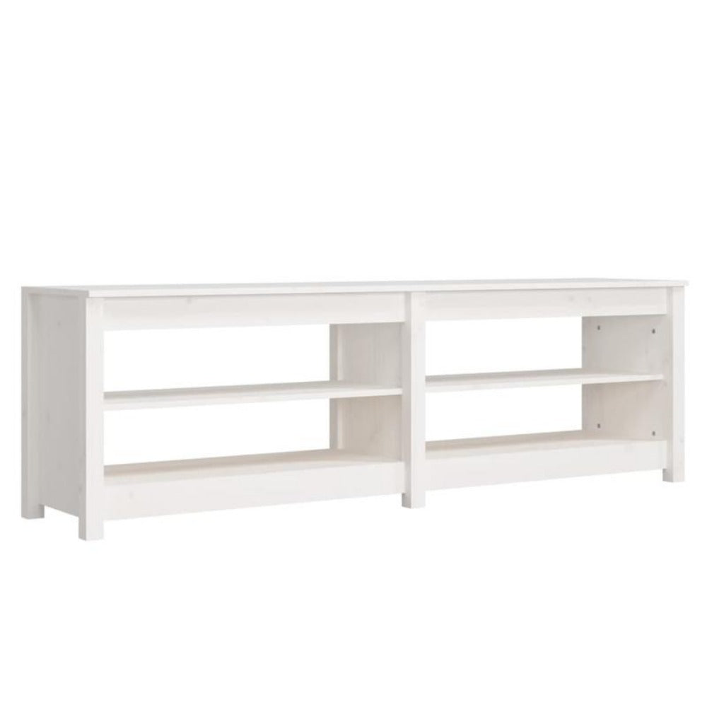160x36.5x50 cm Solid Wood Shoe | Removable, Temporary, Sturdy and Stable, with Plenty of Storage Space, Modern Style, Floor Mount