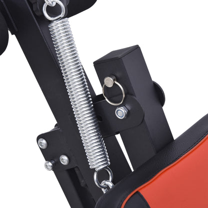 Opvouwbare Sit-up Bank – Fitnessbank – Buikspierbank – Verstelbare Trainingsbank – Home Gym Bank – Met Weerstandsbanden – Stabiel Met Metaal Frame – Tot 120 kg Draagkracht