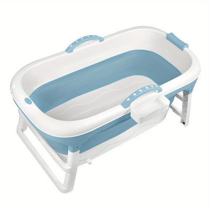 Opvouwbaar Bad – Opblaasbaar Bad – Opvouwbaar Ligbad – Zitbad – Mobiel Bad – Duurzaam PP/TPE Materiaal – Compact 118x60x53 cm