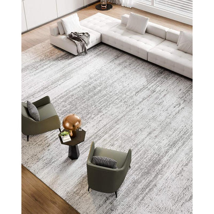 vloermat – vloerkleed – tapijt – vloerbedekking – mat – extra groot formaat – anti-slip – wasbaar – modern design – zacht grijs – zwaar en duurzaam