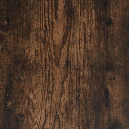Tv-meubel – Tv-kast – TV-standaard – Entertainmentmeubel – Mediameubel – Smokey Eiken – 102x35x45 cm – Hoogwaardig Gefineerd Hout