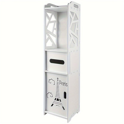 Badkamerkast – Badkamermeubel – Opbergkast – Kolomkast – Wastafelonderkast – Compact 80 cm Hoog – Duurzaam PVC Wit