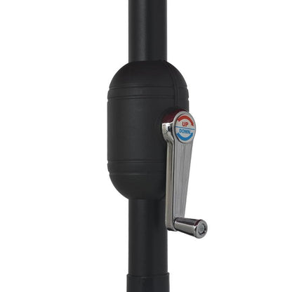 Parasol – Tuinparasol – Stokparasol – Balkonparasol – Terrasparasol – Weerbestendig – Met Metalen Mast – Ø390 cm – Blauwe Kleur