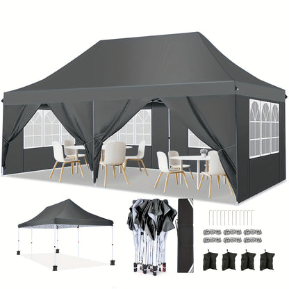Pop-Up Tent – Partytent – Tuinkamer – Beschermtent – Evenemententent – 3x6 Meter – Pop-Up Ontwerp