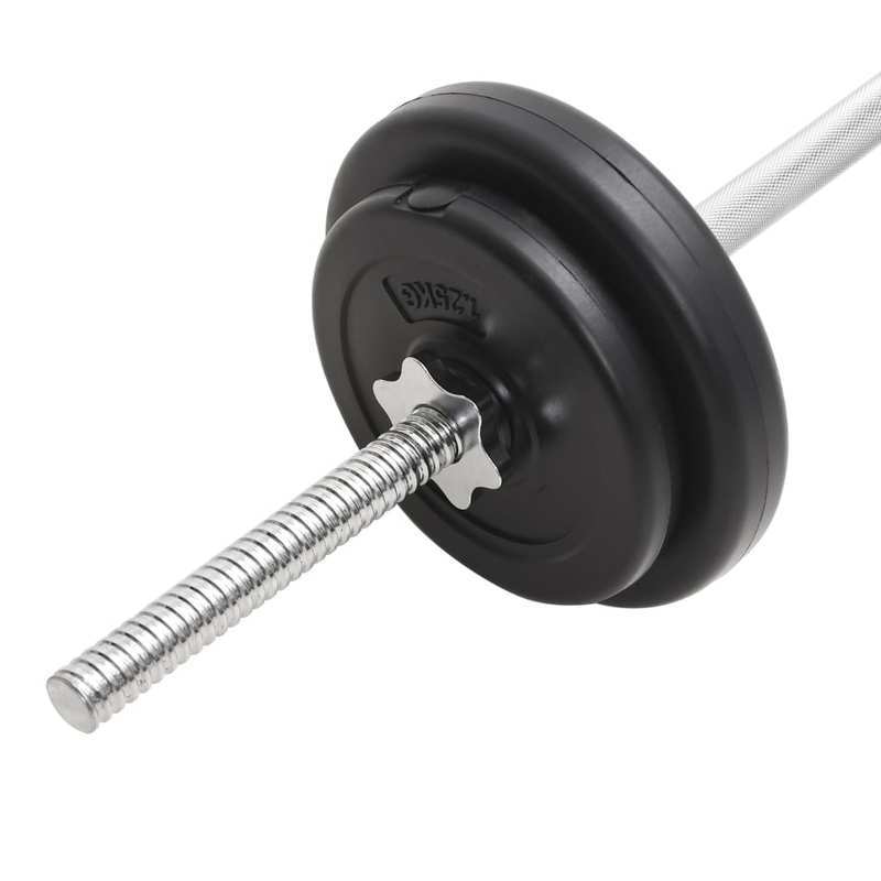 Halterset – Dumbbells – Barbell – Gewichten – Krachttraining – Verstelbaar 0-30 kg – Duurzame Koperlegering