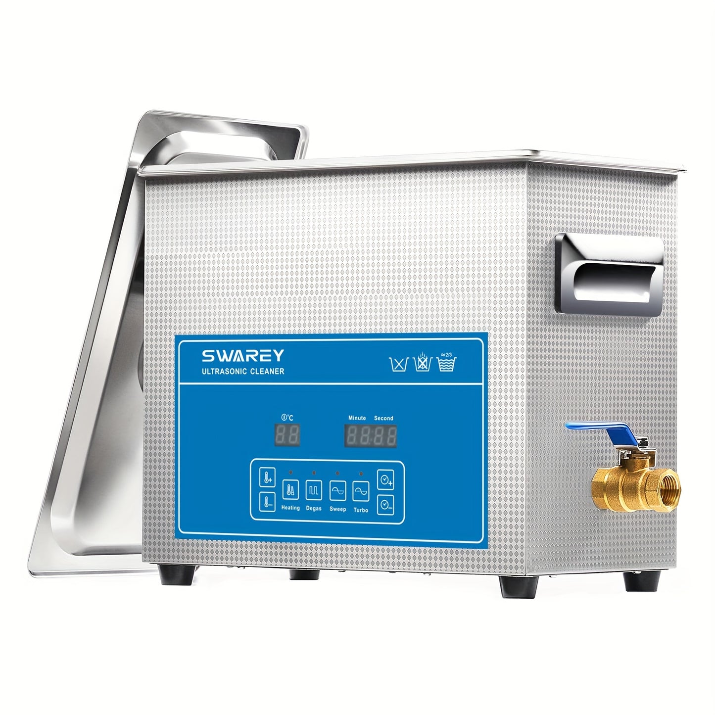 Ultrasoonreiniger – Ultrasoon Reinigingsapparaat – Ultrasone Cleaner – Ultrasonic Cleaner – Brillenreiniger – 6,5 Liter Inhoud – 40 kHz Frequentie & Verwarmingsfunctie