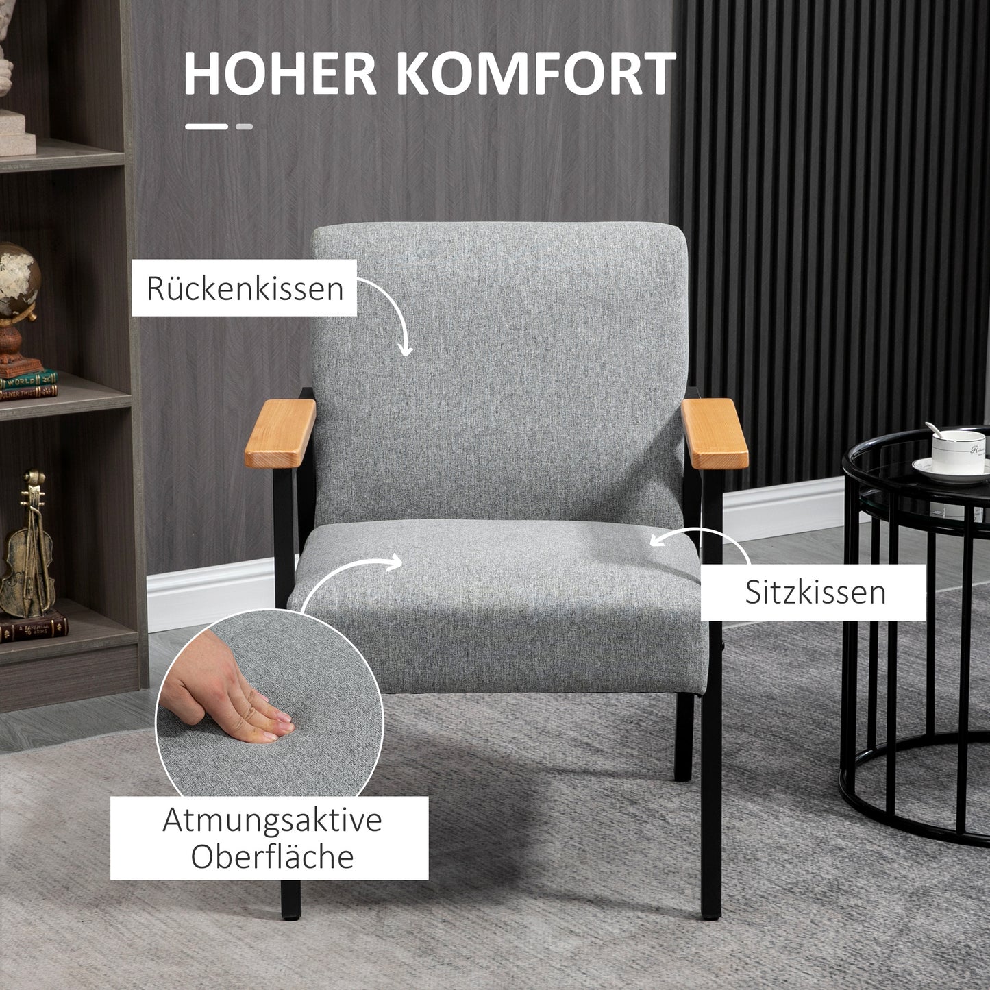 Wastafelmeubel – Badmeubel – Wastafelonderkast – Badkamerkast – Wastafelkast – 60 cm Breed – Keramische Wastafel – Open Opbergruimte