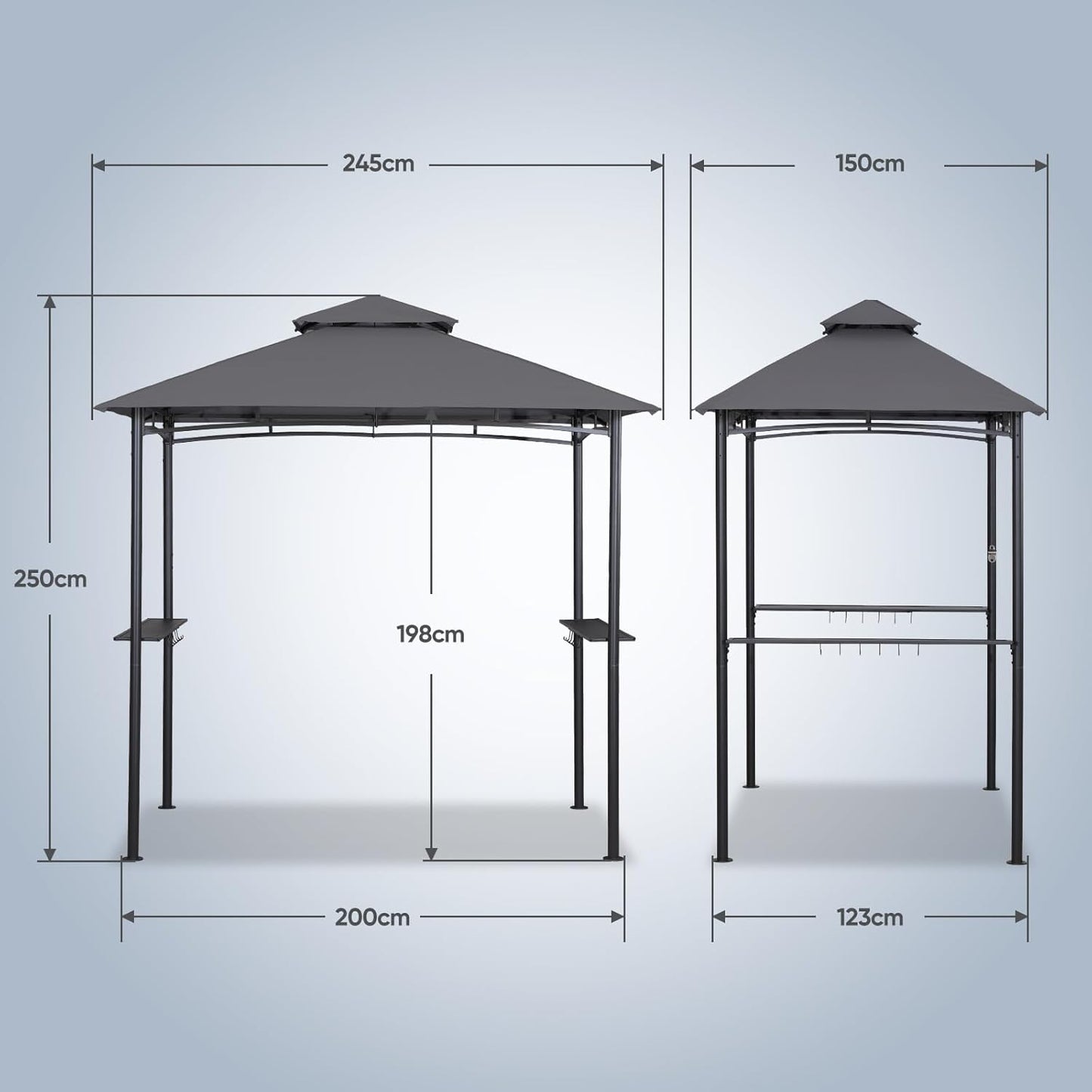 Transparante Stoelen – Eetkamerstoelen – Design Stoelen – Kunststof Stoelen – Houten Stoelen – Set Van 4 – Ergonomische Zitting – Krasbestendige Massief Houten Poten