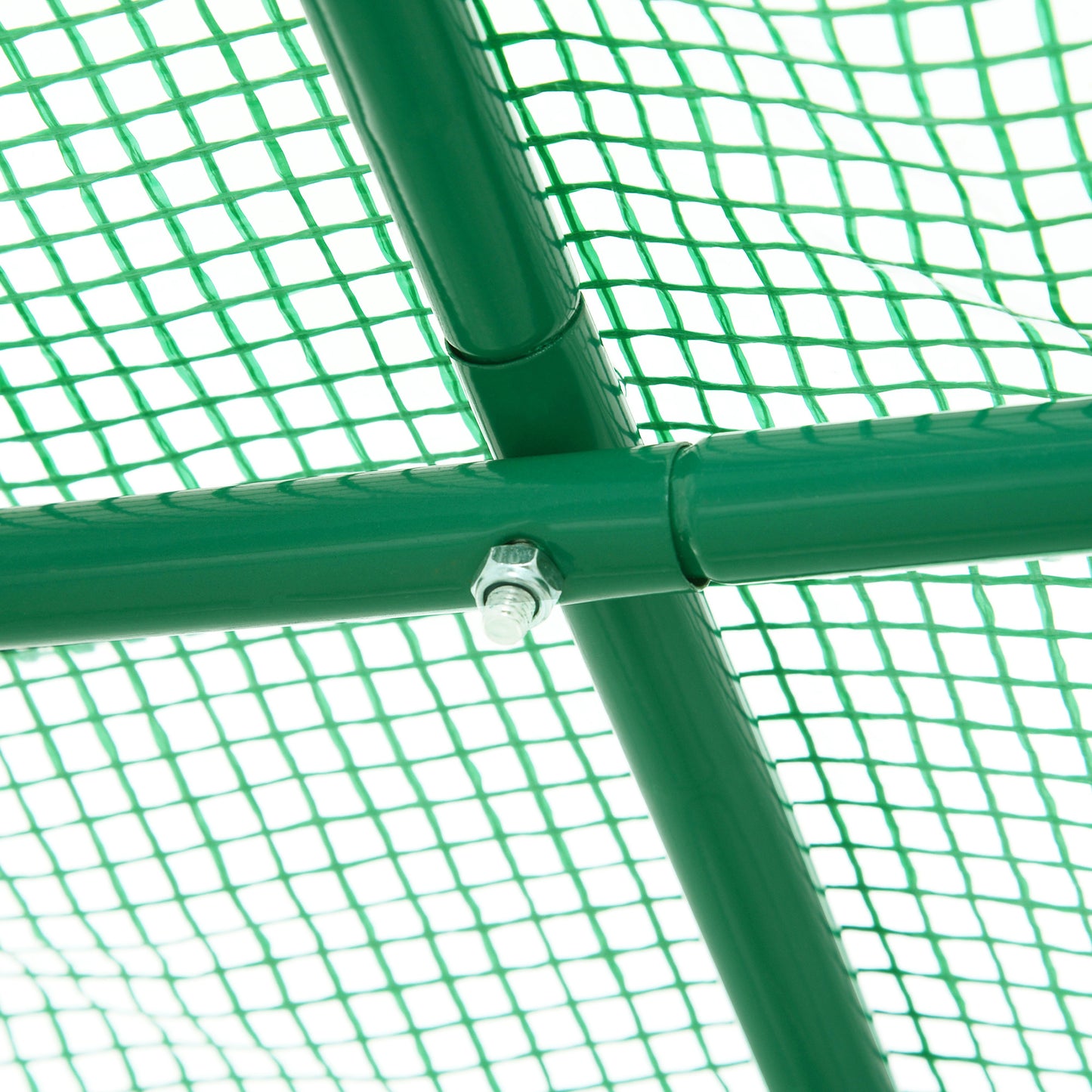 Kas – Tuinkas – Groentekas – Plantentunnel – Kweekkas – Groen – 245x200x198 CM – Gegalvaniseerd Stalen Frame Met PE Folie