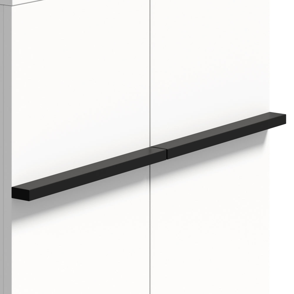 Modern Shoe Cabinet with Double Doors | Large Storage Capacity, Adjustable Shelves, Practical Entryway Storage, Space-Saving Design, Metal Material, Dimensions: 95×60×34.5 cm