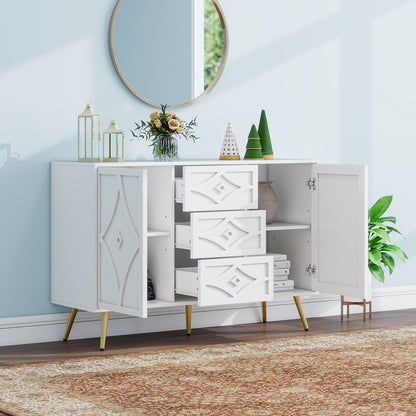Opbergkast – Kast – Dressoir – Kledingkast – Opbergmeubel – Vrijstaand – Verstelbare Planken – Natuurlijk Bruin – 68 cm Hoog – 3,2+ Kubieke Voet Opbergruimte