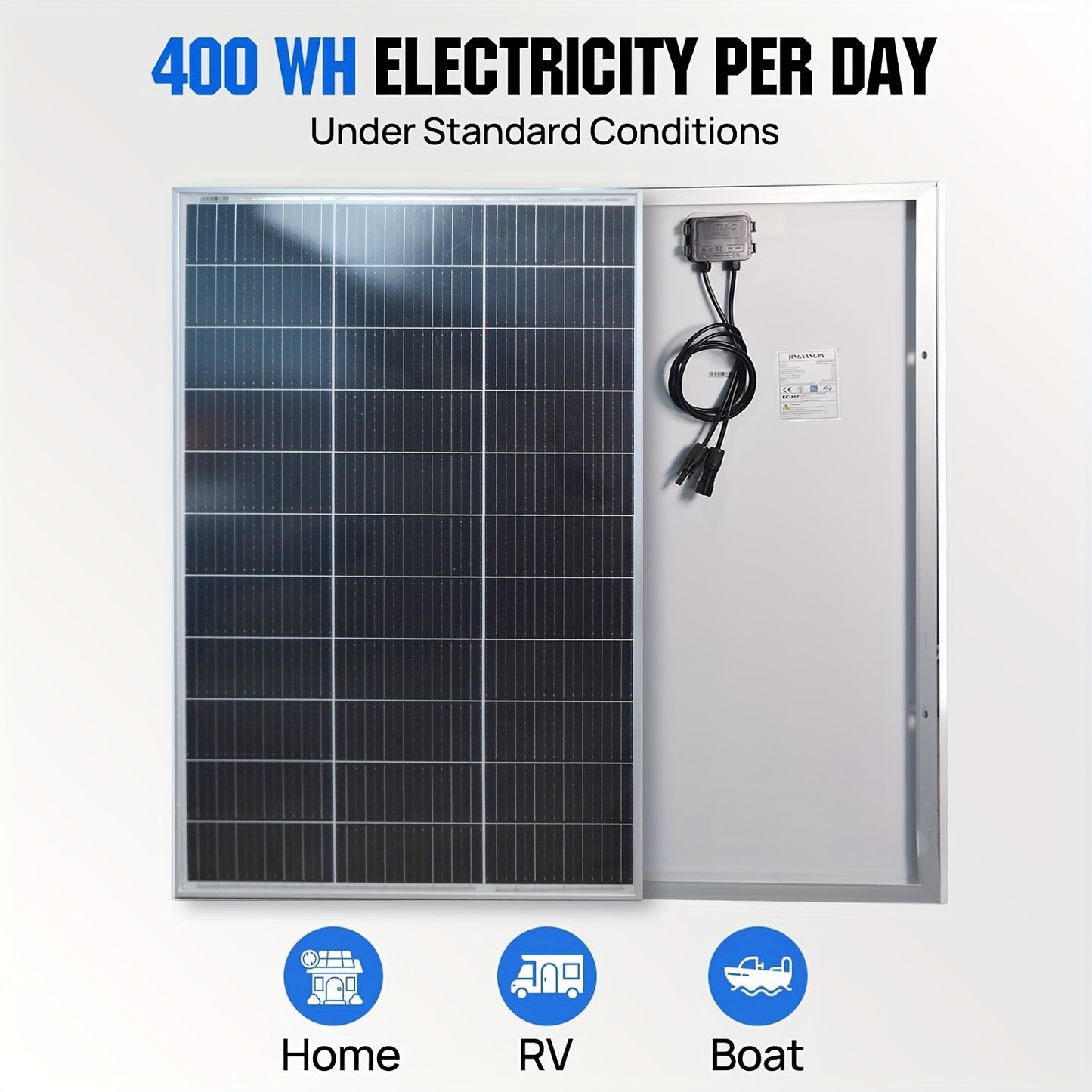Zonnepaneel – Solar Panel – Zonnecellen – Zonne-energie – Zonnestroom – 200W Vermogen – 30mm Aluminium Frame