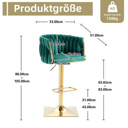 360° Draaibare Bartafel – Hoge Bartafel – Keukentafel – Bar Eiland – Bistrotafel – Zwart Design – Marmeren Blad – Compact 210x30x100,9 cm
