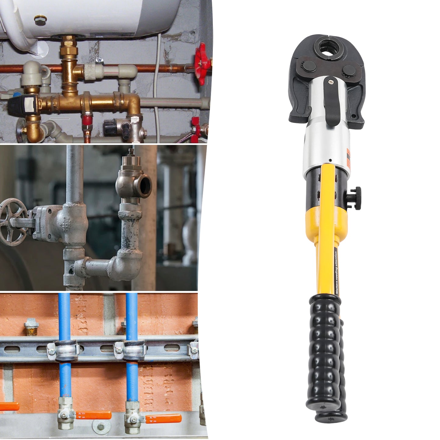 Built to Last Wide Compatibility Efficient Crimping Performance Easy to Carry Clear Warning Mark manual pipe press crimper,  Compact Design, Highquality Crimper, Multisize Crimper, Handoperated Crimper, Diy Enthusiasts, Elect