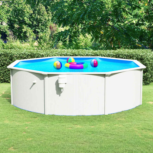 Zwembad – Opzetzwembad – Tuinzwembad – Buitenbad – Framezwembad – Stevig Stalen Frame – Slijtvast Winterbestendig PVC – 460 x 120 cm