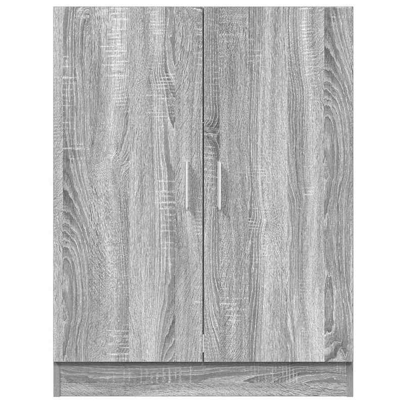 1pc Washing Machine Rack, Toilet Rack Above Washing Machine Toilet, Washing Machine Cabinet, Toilet Cabinet, Metal Wood Material. Washing Machine Cabinet 71X71.5X91.5 Cm Gray Sonoma Oak Color.