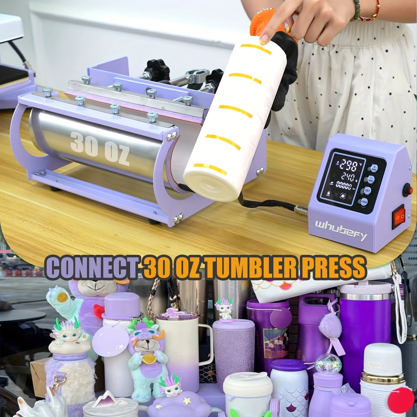 Warmtepers – Hittepers – Transferpers – Textielpers – Mokkenpers – 38,1x38,1 Cm Drukoppervlak – 360° Zwenkfunctie