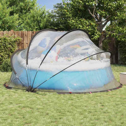 Doorzichtige Pool-Dome – Zwembad Overkapping – Zwembadhoes – Zwembad Bescherming – Zwembad Tent – Ovale Vorm – Duurzaam PVC – Geschikt Voor Alle Seizoenen