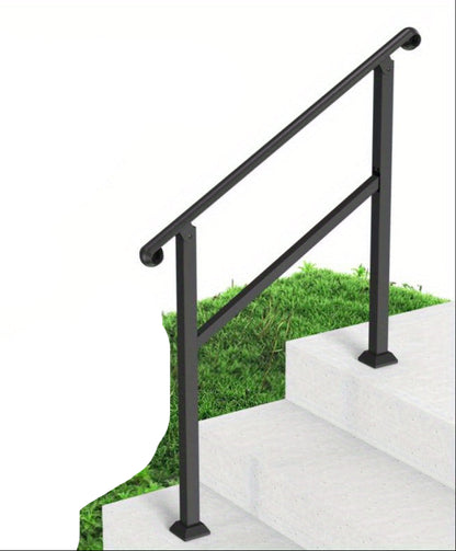 Leuning – Trapleuning – Handrail – Balustrade – Veiligheidsleuning – Buiten – Stevig Weerbestendig Materiaal – Geschikt Voor 2-3 Treden
