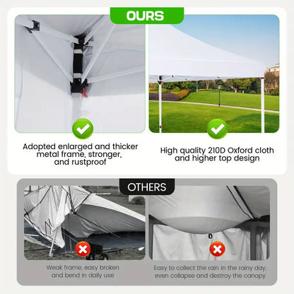 Strandtent – Pop-up Tent – Zonnestand – Windscherm – Zonnescherm – 3x3 Meter – Windbestendig – Snelle Montage