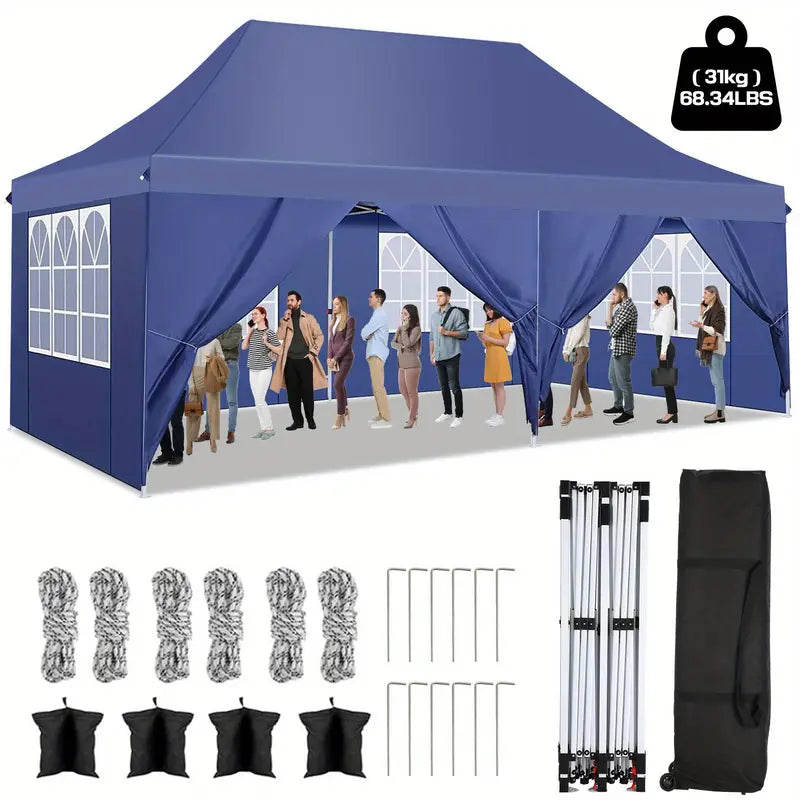 Pop-up Tent – Partytent – Klapptent – Tuinpaviljoen – Pavilion – 3x6 Meter – Water- en UV-bestendig