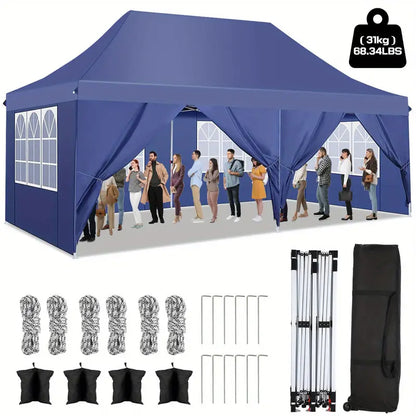 Pop-up Tent – Partytent – Klapptent – Tuinpaviljoen – Pavilion – 3x6 Meter – Water- en UV-bestendig