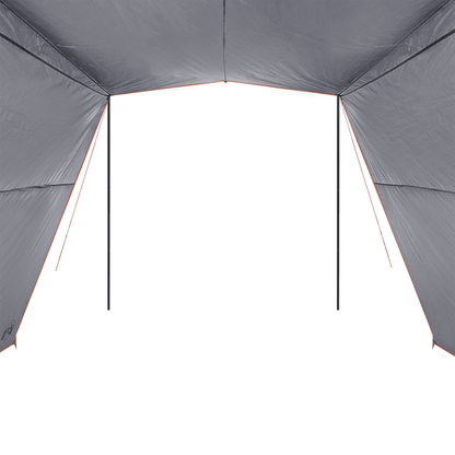 Tent Fly – Tentzeil – Luifel – Kampeertent Overkapping – Outdoor Schaduwdoek – Grijs – Groot Formaat 302x240x240 cm – UV Bescherming & Waterdicht Polyester