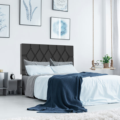 Gestoffeerd Bed – Bedframe – Slaapbank – Boxspring – Ledikant – Zachte Stof Bekleding – Max. Draagkracht 300 Kg – Zwart – 160x200 cm