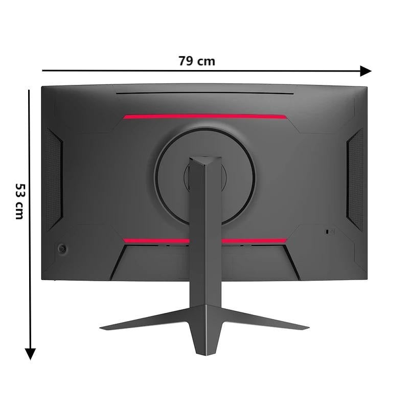 Gaming Monitor – Curved Monitor – Gaming Display – PC Monitor – Gaming Scherm – 32 Inch Curved – 180Hz Verversingssnelheid – 2K QHD Resolutie