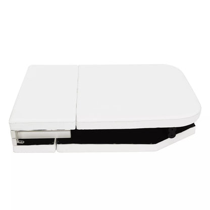 Massagetafel – Behandeltafel – Behandelbank – Massagebed – Schoonheidstafel – Inklapbaar – Hoogwaardig Schuim – Verstelbare Hoogte – Wit