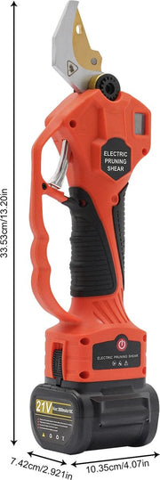 Telescopische Snoeischaar - Incl 2 Accu's 21V - Elektrisch - Krachtig 2000mAh - 400W - Tot 190cm en 30mm - Snijsnelheid instelbaar - Beveiligd