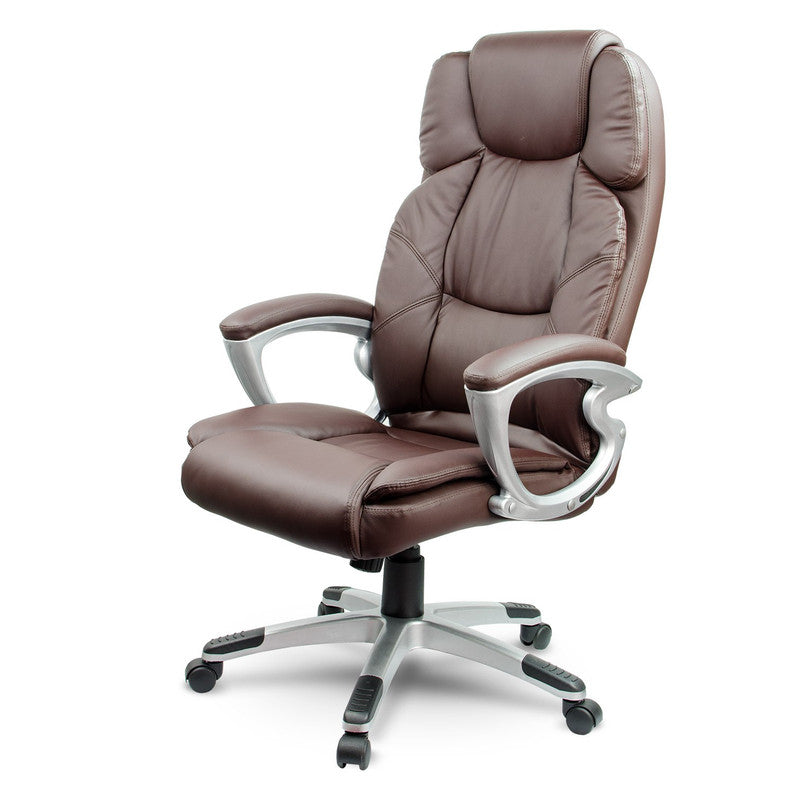 Bureaustoel – Kantoorstoel – Draaistoel – Gamestoel – Werkstoel – Eco-leer Bekleding – Ergonomische Hoofdsteun