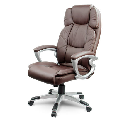 Bureaustoel – Kantoorstoel – Draaistoel – Gamestoel – Werkstoel – Eco-leer Bekleding – Ergonomische Hoofdsteun