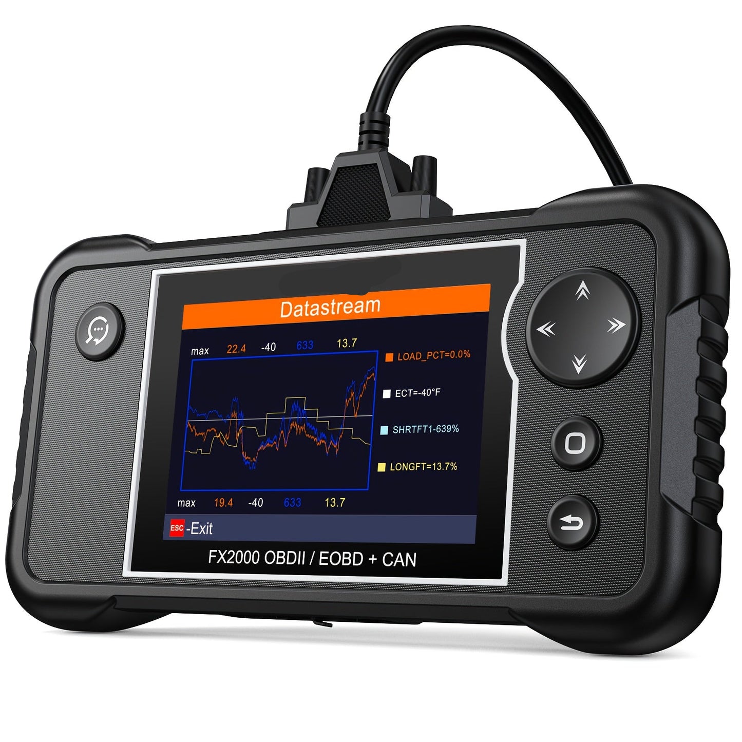 OBD2 Scanner – Autodiagnose Tool – Foutcode Lezer – ABS Systeem Tester – Airbag Scanner – ABS Bleeding – EPB Reset – 12V Batterijtest – Gratis Updates
