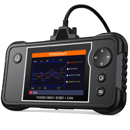OBD2 Scanner – Autodiagnose Tool – Foutcode Lezer – ABS Systeem Tester – Airbag Scanner – ABS Bleeding – EPB Reset – 12V Batterijtest – Gratis Updates