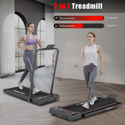Loopband – Opvouwbare Wandelband – Walking Pad – Treadmill – Loopband Elektrisch – 2,25 PK Motor – 5-Lagen Schokdemping – Aluminiumlegering – Max 100 kg