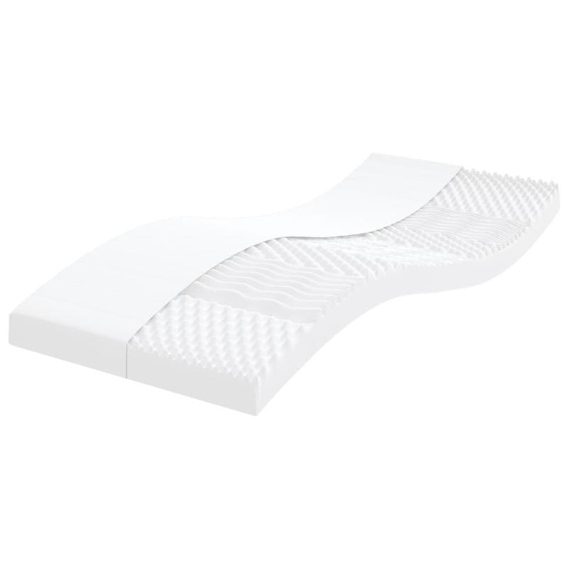 Bedframe – Eenpersoonsbed – Slaapbank – Ledikant – Bedbank – Minimalistisch Hoofdbord – Zwart Velvet – Stevig Houten Frame – Geschikt Voor Matras 90x200 cm
