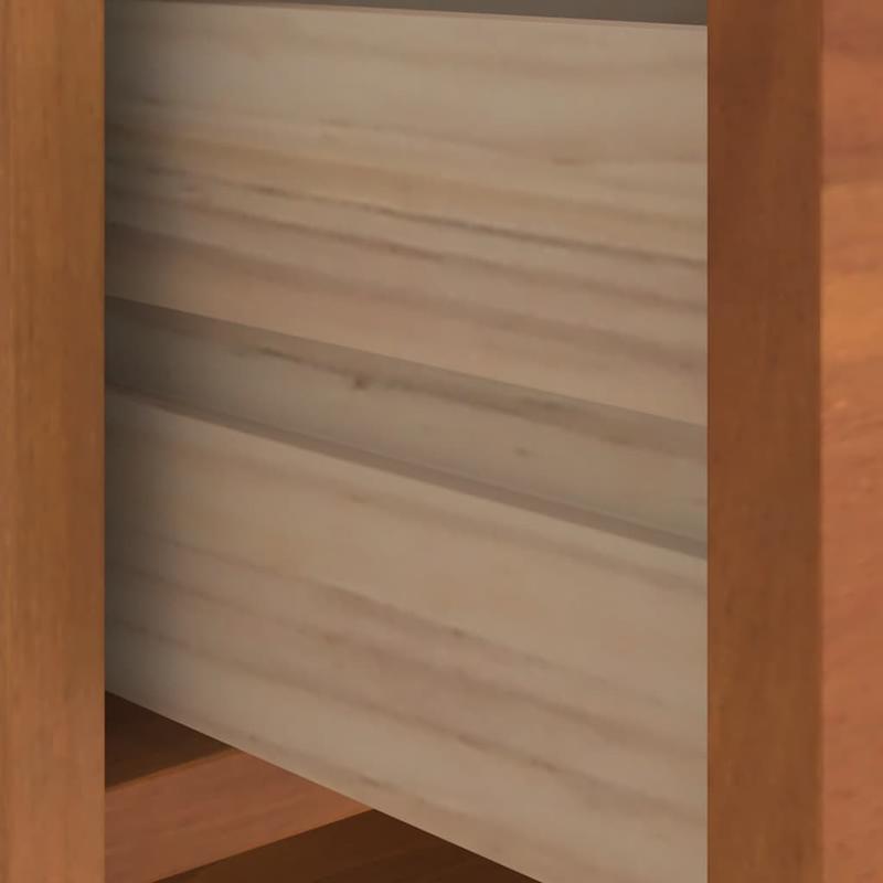 Modern Solid Pine Hallway Bench with Storage - 87x40x50cm, Two Drawers & Open Compartment, Ideal for Shoe Rack or Living Room Organizer, Natural Wood Finish, Display Storage | Contemporary Design | Solid Pine Wood